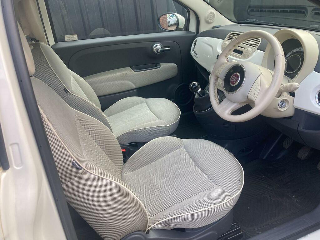 Fiat 500 1.2 Lounge Euro 5 Ss White #8