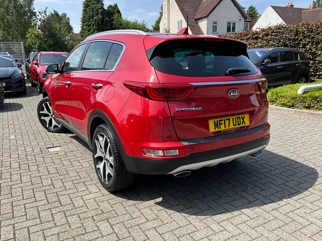 Kia Sportage 2.0 Crdi Gt Line Suv Awd MF17UDX Red #2