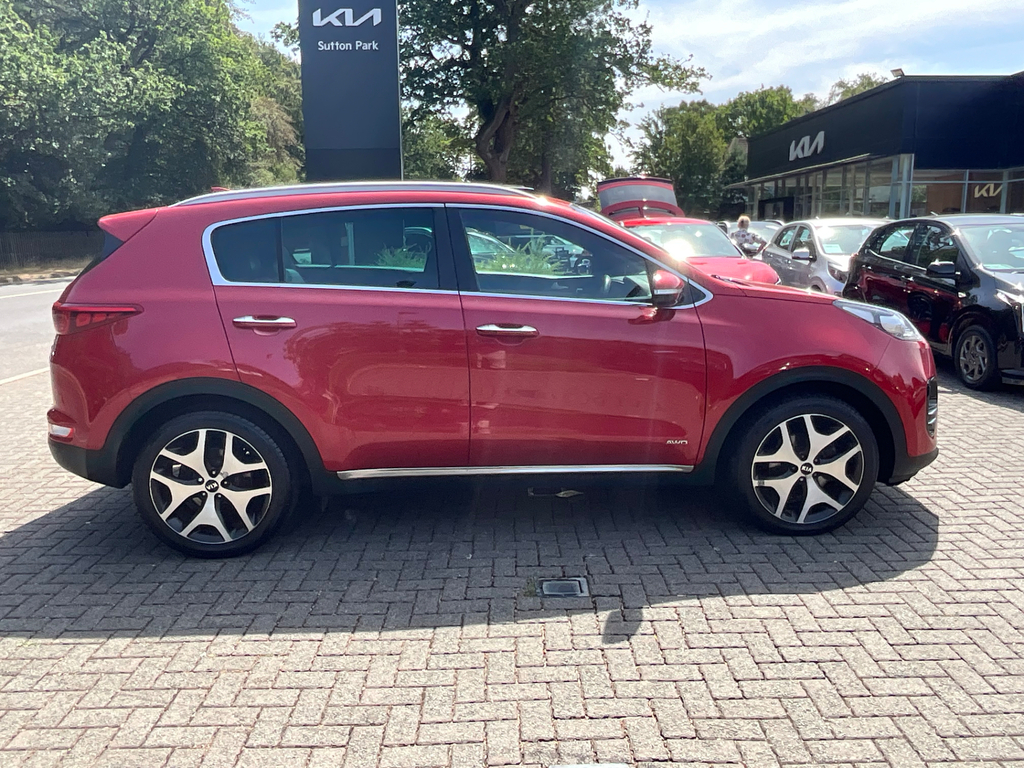 Kia Sportage 2.0 Crdi Gt Line Suv Awd MF17UDX Red #3