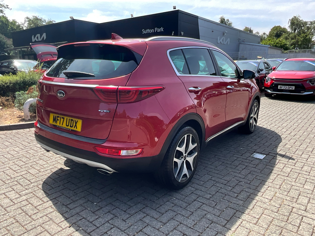 Kia Sportage 2.0 Crdi Gt Line Suv Awd MF17UDX Red #4