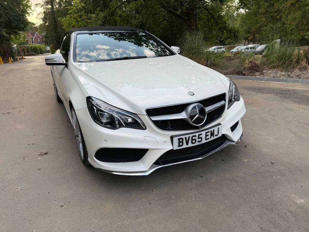 Mercedes-Benz E Class 3.0 E350d V6 Bluetec Amg Line Premium Cabriolet White #3