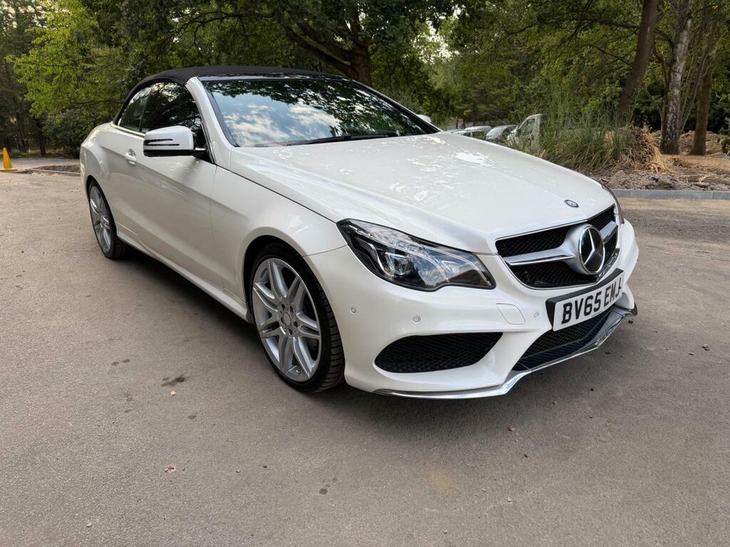 Mercedes-Benz E Class 3.0 E350d V6 Bluetec Amg Line Premium Cabriolet White #4
