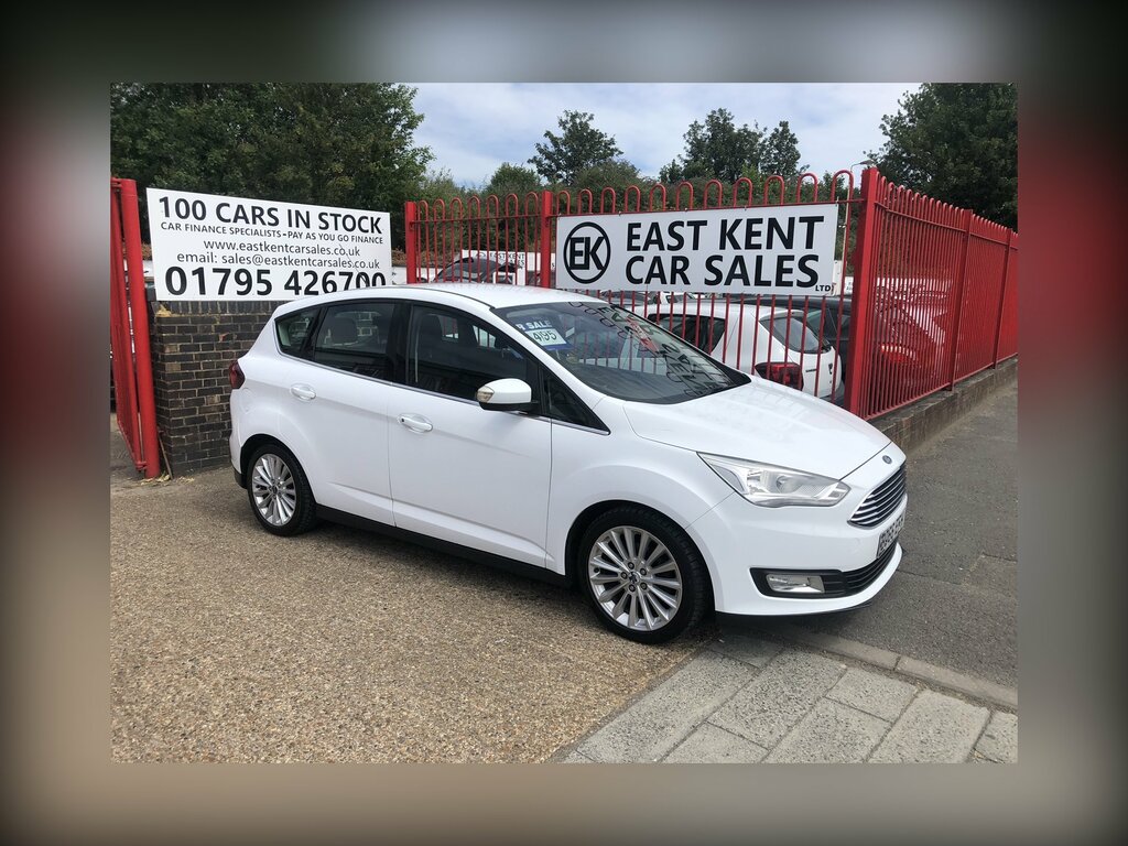 Ford C-Max 1.5 Tdci Titanium BD66EFH White #4
