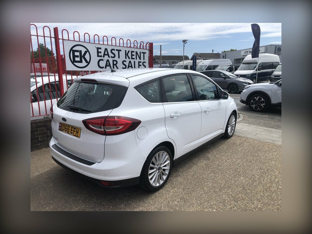 Ford C-Max 1.5 Tdci Titanium BD66EFH White #6