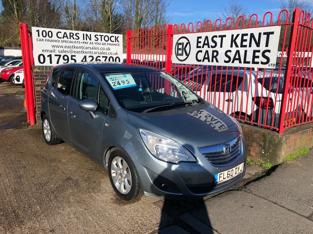 Vauxhall Meriva 1.4 16V Se Mpv Euro 5 100 Ps Silver