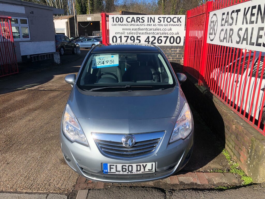 Vauxhall Meriva 1.4 16V Se Mpv Euro 5 100 Ps FL60DYJ Silver #2