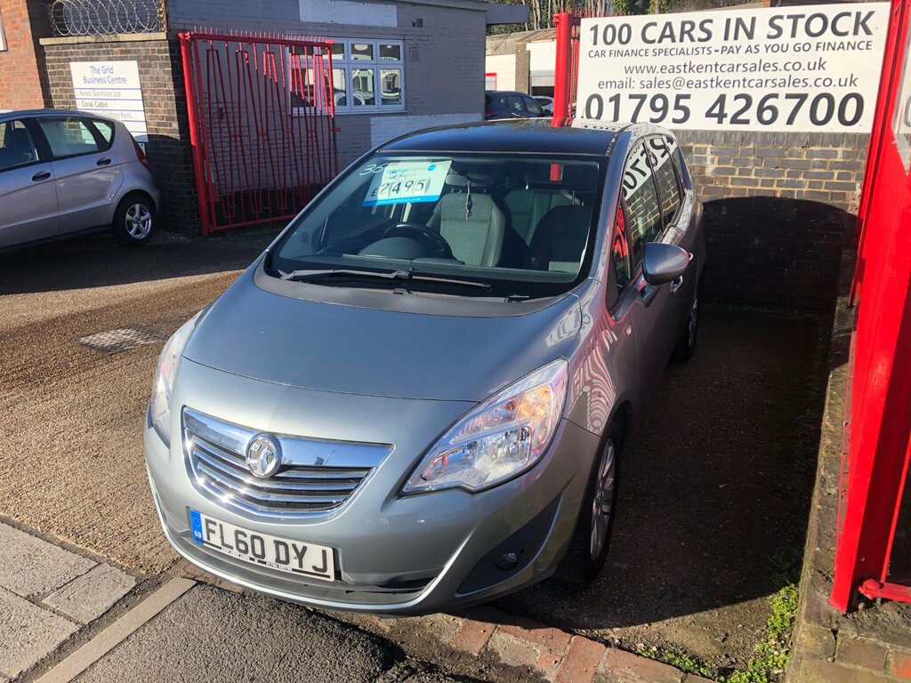 Vauxhall Meriva 1.4 16V Se Mpv Euro 5 100 Ps FL60DYJ Silver #3