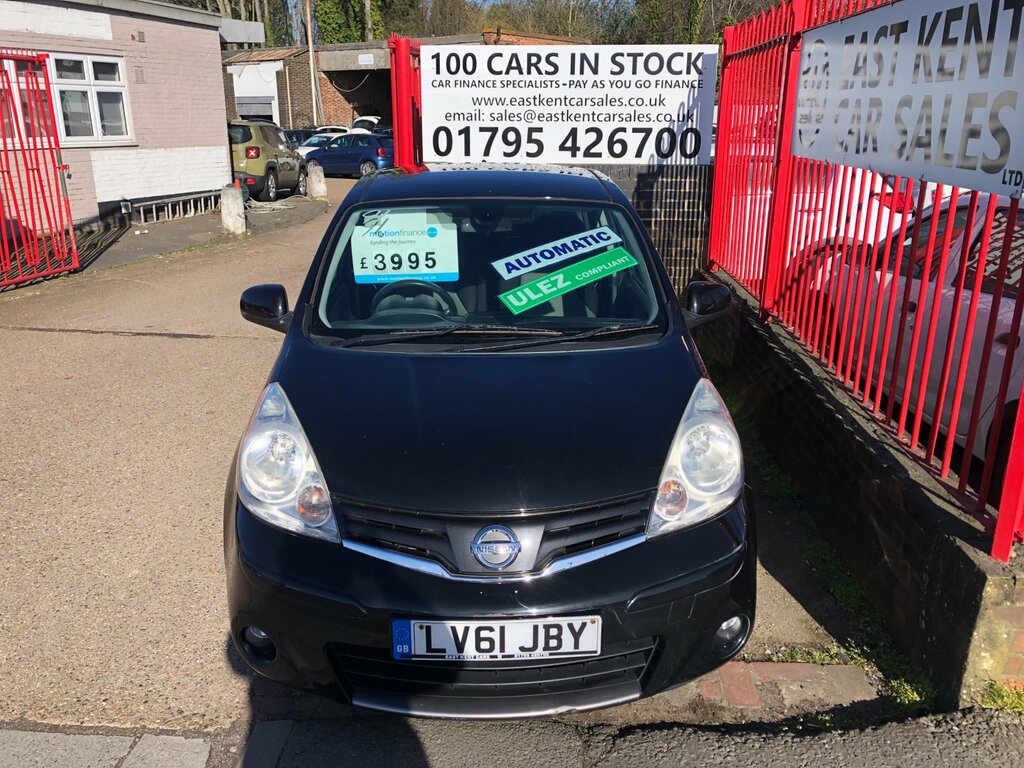 Nissan Note 1.6 16V N-tec Hatchback Euro 5 11 LV61JBY Black #2