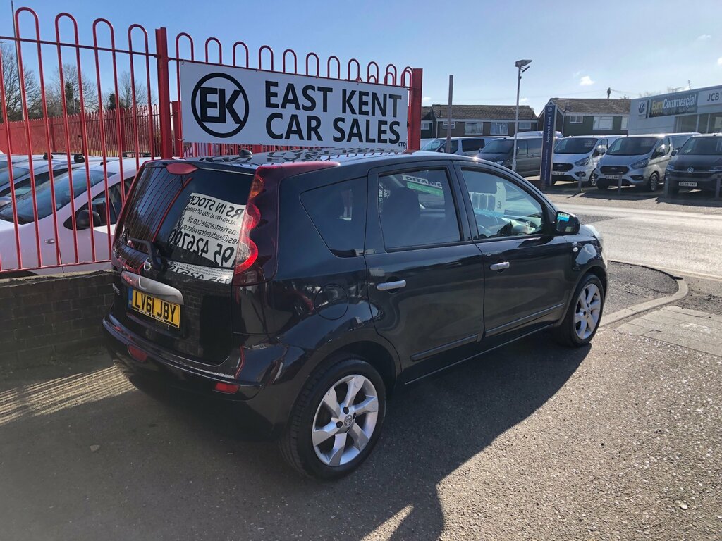 Nissan Note 1.6 16V N-tec Hatchback Euro 5 11 LV61JBY Black #6
