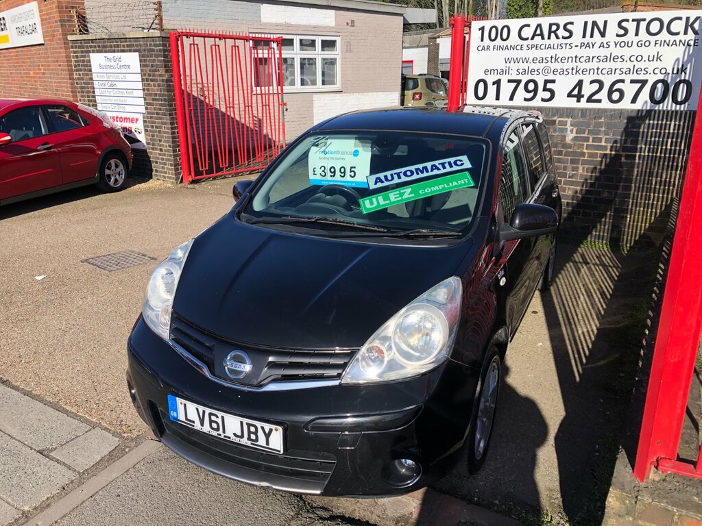 Nissan Note 1.6 16V N-tec Hatchback Euro 5 11 LV61JBY Black #3