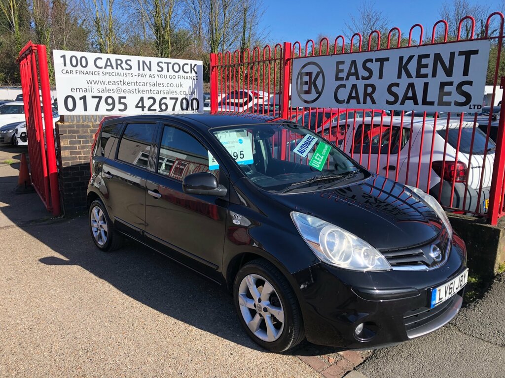 Nissan Note 1.6 16V N-tec Hatchback Euro 5 11 LV61JBY Black #4