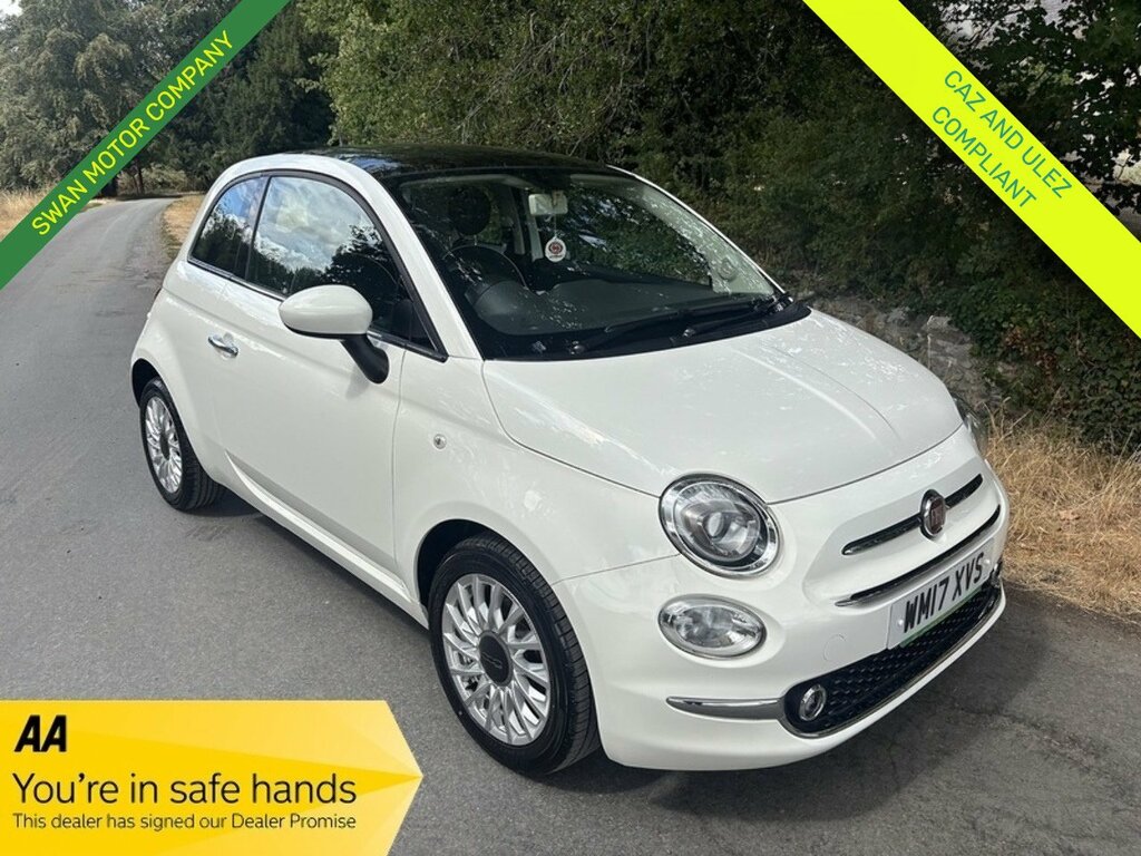 Fiat 500 Lounge U556712 Ulez White