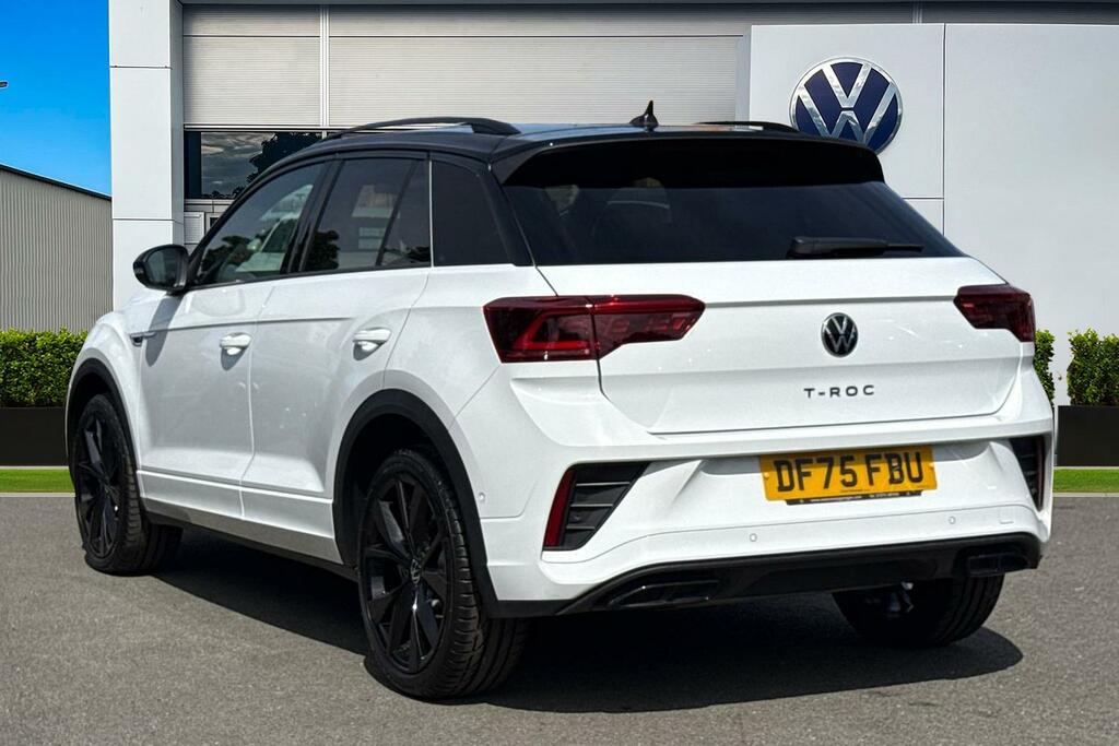 Volkswagen T-Roc 1.5 Tsi Black Edition Plus Sunroof, Led Matri DF75FBU White #2