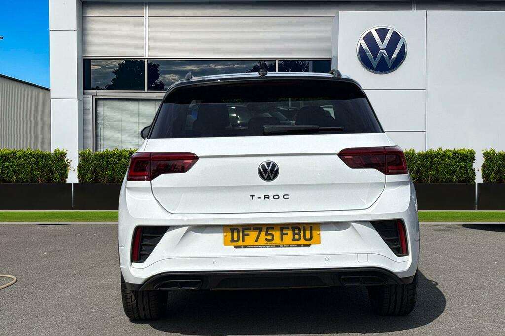 Volkswagen T-Roc 1.5 Tsi Black Edition Plus Sunroof, Led Matri DF75FBU White #4