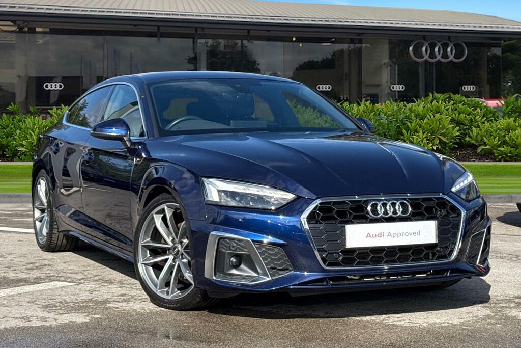 Audi A5 S Line 35 Tdi 163 Ps S Tronic Blue