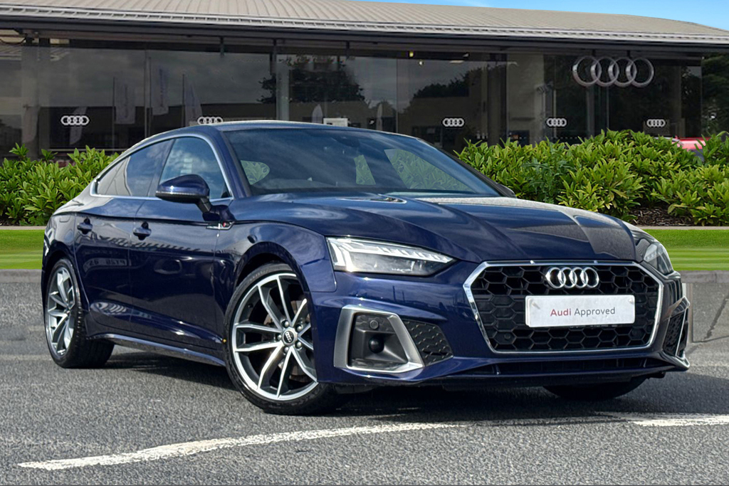 Audi A5 S Line 35 Tdi 163 Ps S Tronic Blue