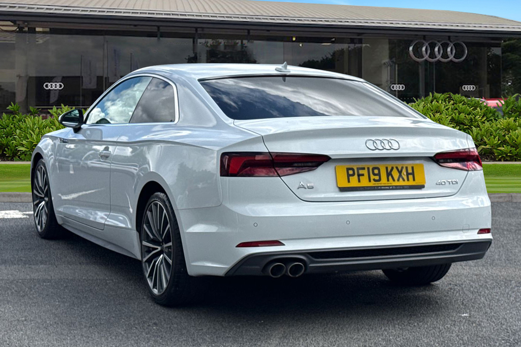 Audi A5 Coup- S Line 40 Tdi 190 Ps S Tronic White #2