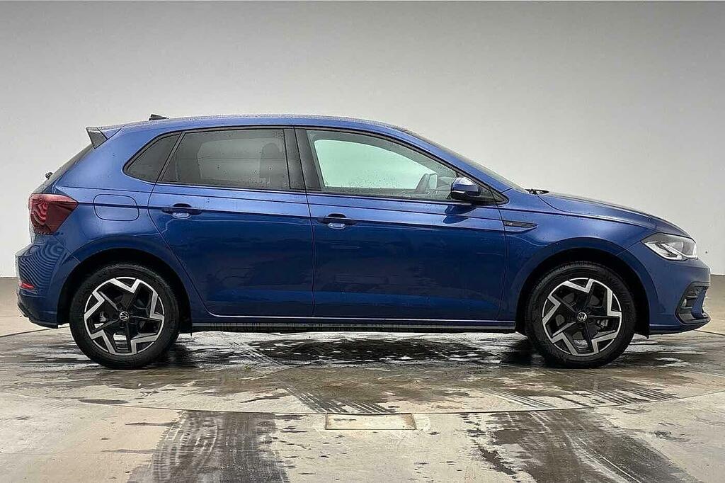 Volkswagen Polo 1.0 Tsi 115 R-line Dsg Blue #4