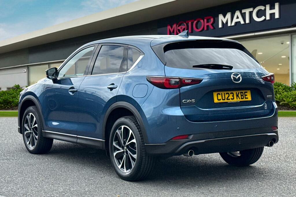 Mazda CX-5 2.0 E-skyactiv G Mhev Exclusive-line Euro 6 Blue #2