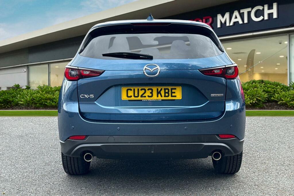 Mazda CX-5 2.0 E-skyactiv G Mhev Exclusive-line Euro 6 Blue #4
