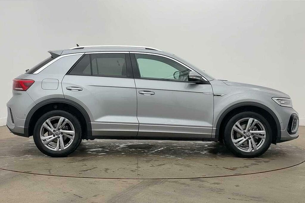 Volkswagen T-Roc 1.5 Tsi R-line Silver #4
