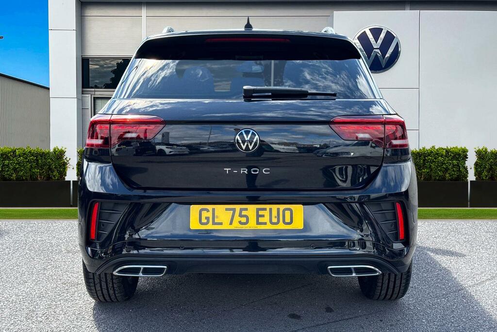 Volkswagen T-Roc 2.0 Tdi 150 Evo R-line Dsg Led Performance He GL75EUO Black #4