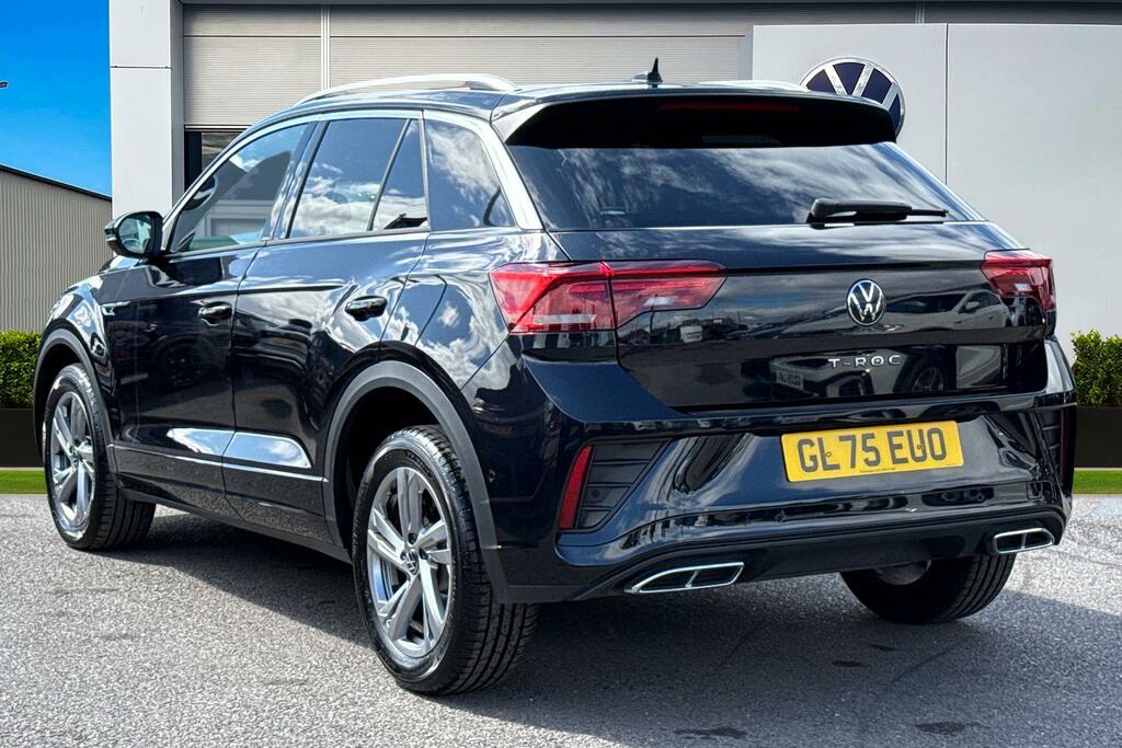 Volkswagen T-Roc 2.0 Tdi 150 Evo R-line Dsg Led Performance He GL75EUO Black #2