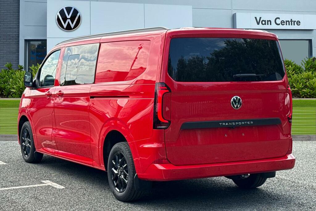 Volkswagen Transporter 2.0 Tdi T32 Commerce Pro Kombi Double Cab Dies Red #2