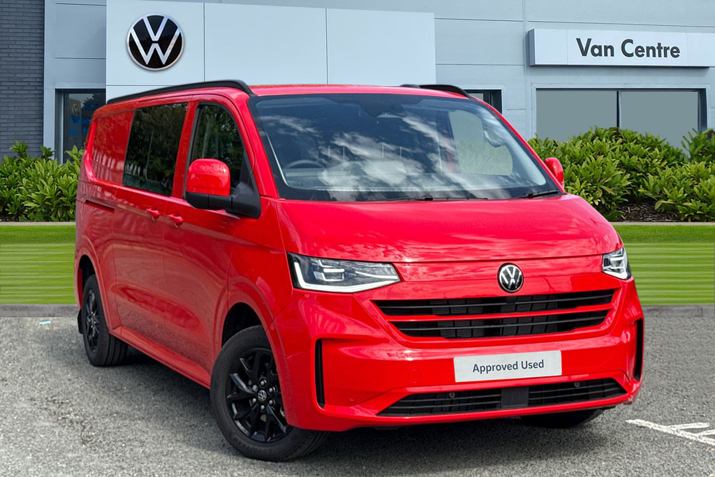 Volkswagen Transporter 2.0 Tdi T32 Commerce Pro Kombi Double Cab Dies Red