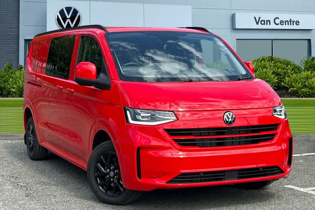 Volkswagen Transporter 2.0 Tdi T32 Commerce Pro Kombi Double Cab Dies Red