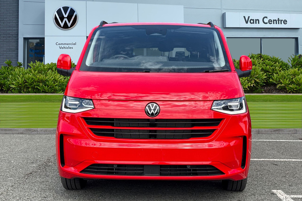Volkswagen Transporter 2.0 Tdi T32 Commerce Pro Kombi Double Cab Dies Red #5