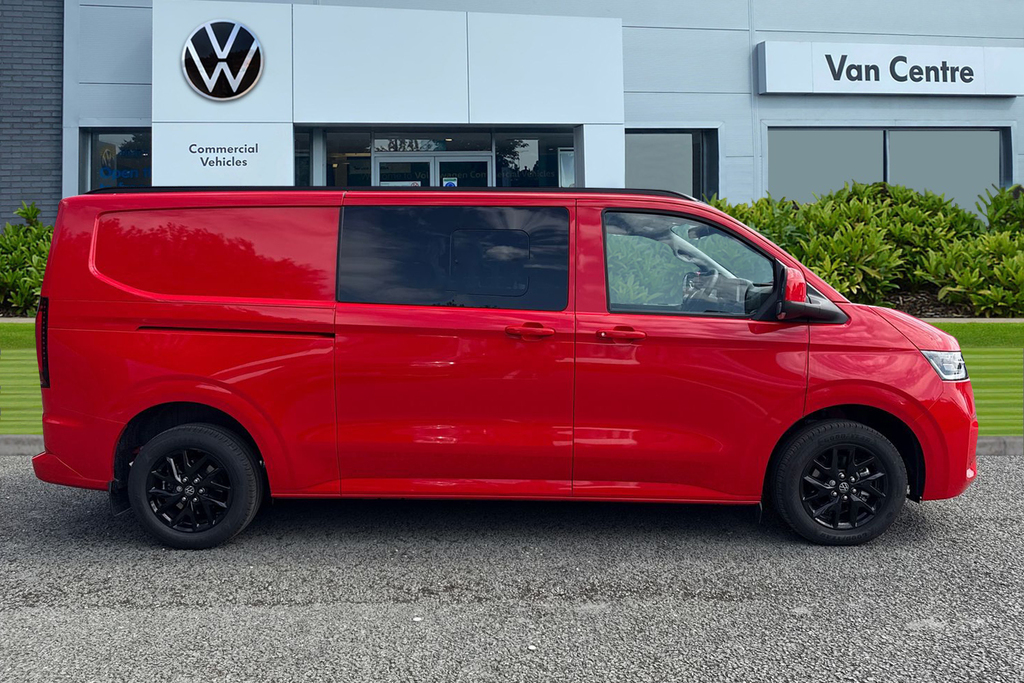 Volkswagen Transporter 2.0 Tdi T32 Commerce Pro Kombi Double Cab Dies Red #3