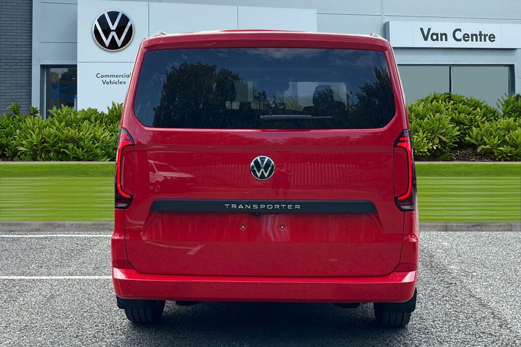 Volkswagen Transporter 2.0 Tdi T32 Commerce Pro Kombi Double Cab Dies Red #4