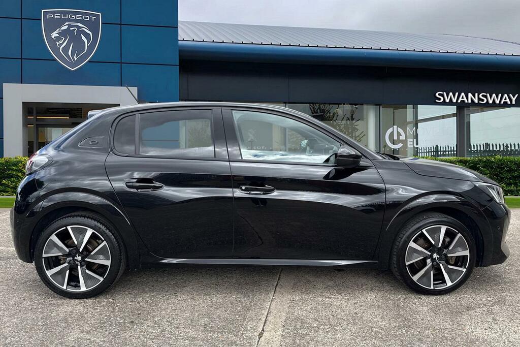 Peugeot e-208 50Kwh Gt Premium Hatchback 136 Black #3