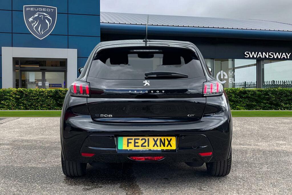 Peugeot e-208 50Kwh Gt Premium Hatchback 136 Black #4