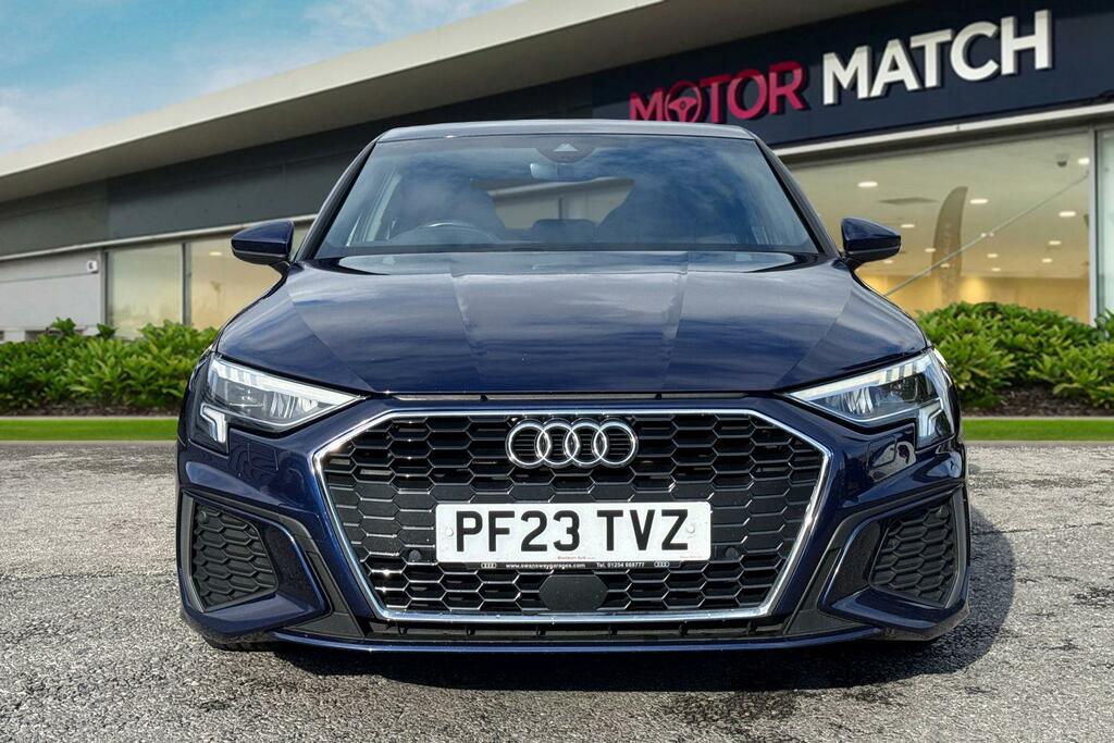 Audi A3 1.0 Tfsi 30 S Line Sportback S Tronic Euro 6 Ss PF23TVZ Blue #5