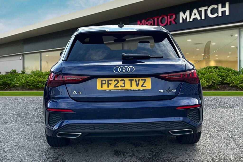 Audi A3 1.0 Tfsi 30 S Line Sportback S Tronic Euro 6 Ss PF23TVZ Blue #4