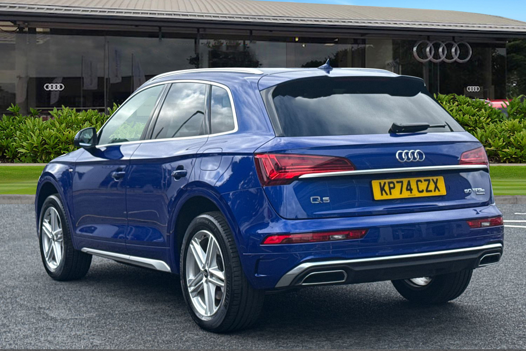 Audi Q5 S Line 50 Tfsi E Quattro 299 Ps S Tronic Blue #2
