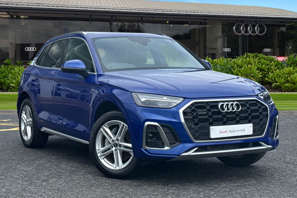 Audi Q5 S Line 50 Tfsi E Quattro 299 Ps S Tronic Blue