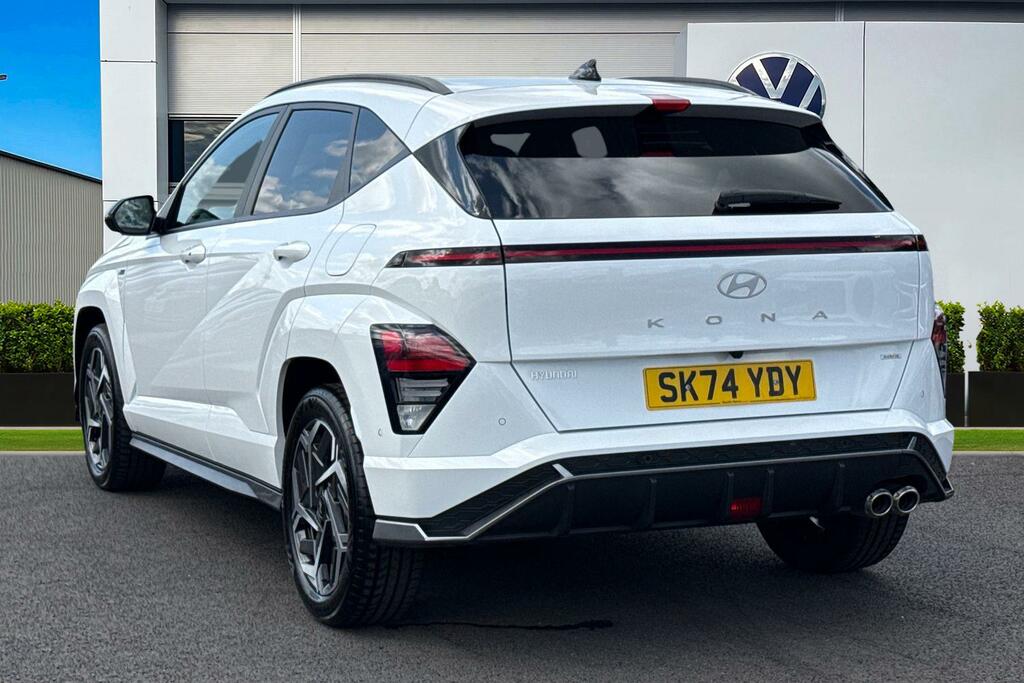 Hyundai Kona 1.6 H-gdi N Line S Dct Euro 6 Ss White #2