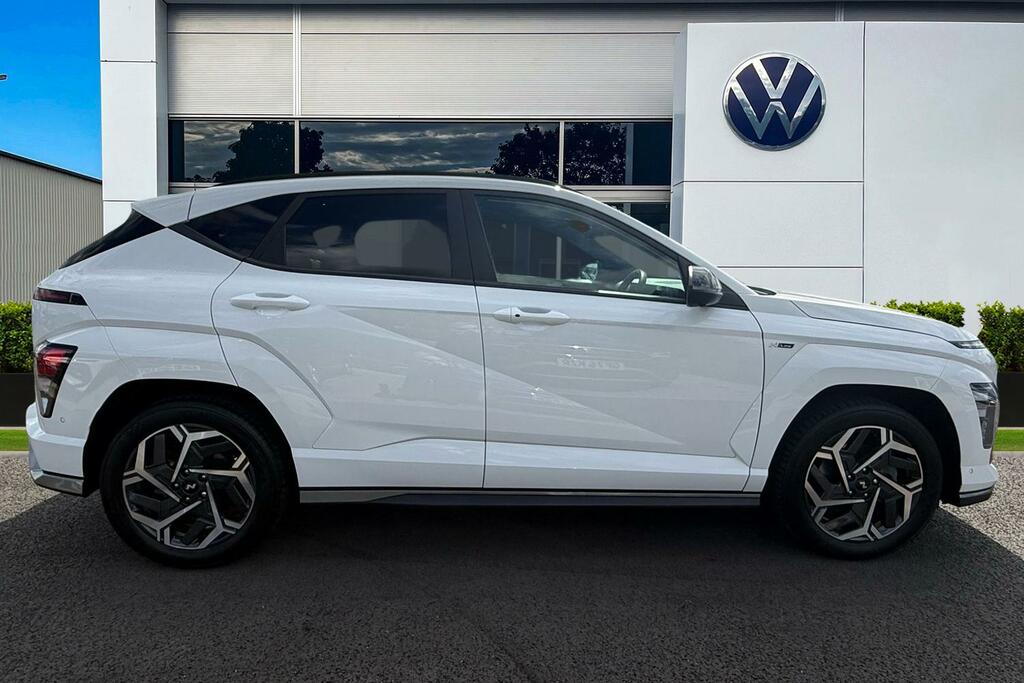 Hyundai Kona 1.6 H-gdi N Line S Dct Euro 6 Ss White #3