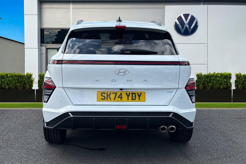 Hyundai Kona 1.6 H-gdi N Line S Dct Euro 6 Ss White #4
