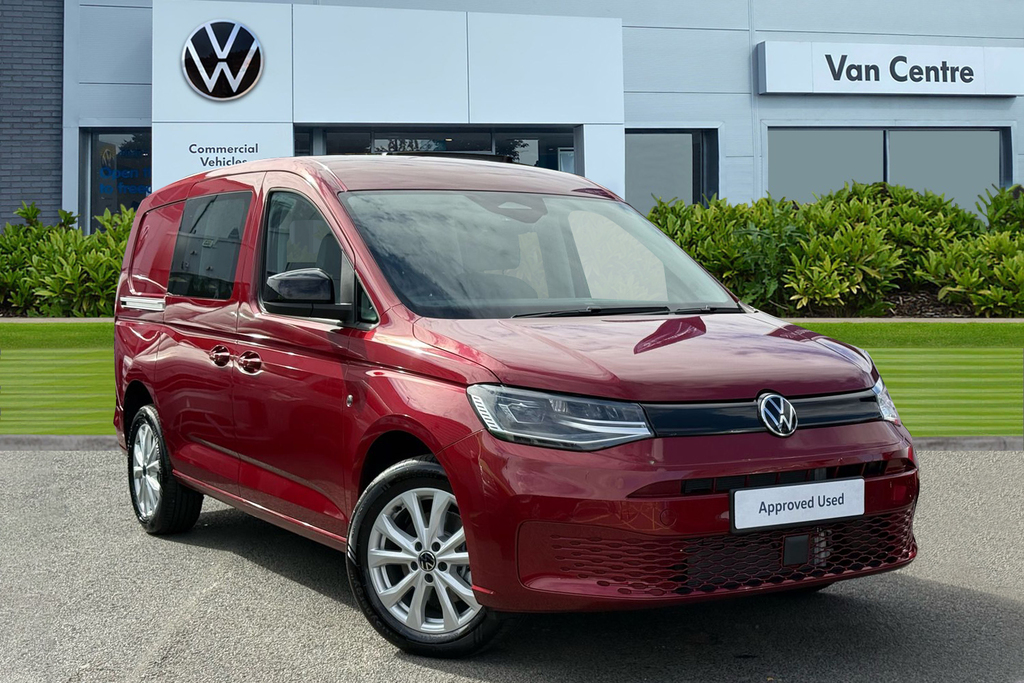 Volkswagen Caddy 1.5 Ehybrid 150 Commerce Pro Dsg- 5 Seats Red