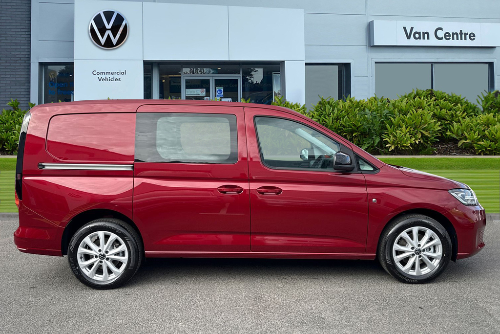 Volkswagen Caddy 1.5 Ehybrid 150 Commerce Pro Dsg- 5 Seats Red #3