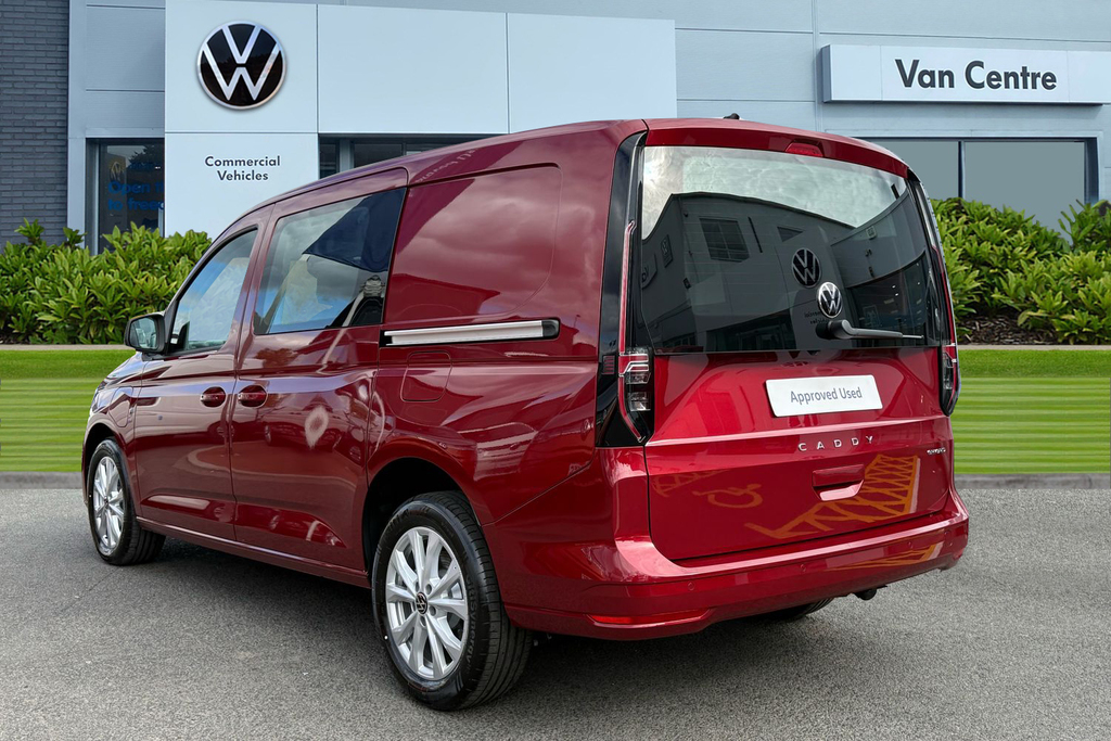 Volkswagen Caddy 1.5 Ehybrid 150 Commerce Pro Dsg- 5 Seats Red #2