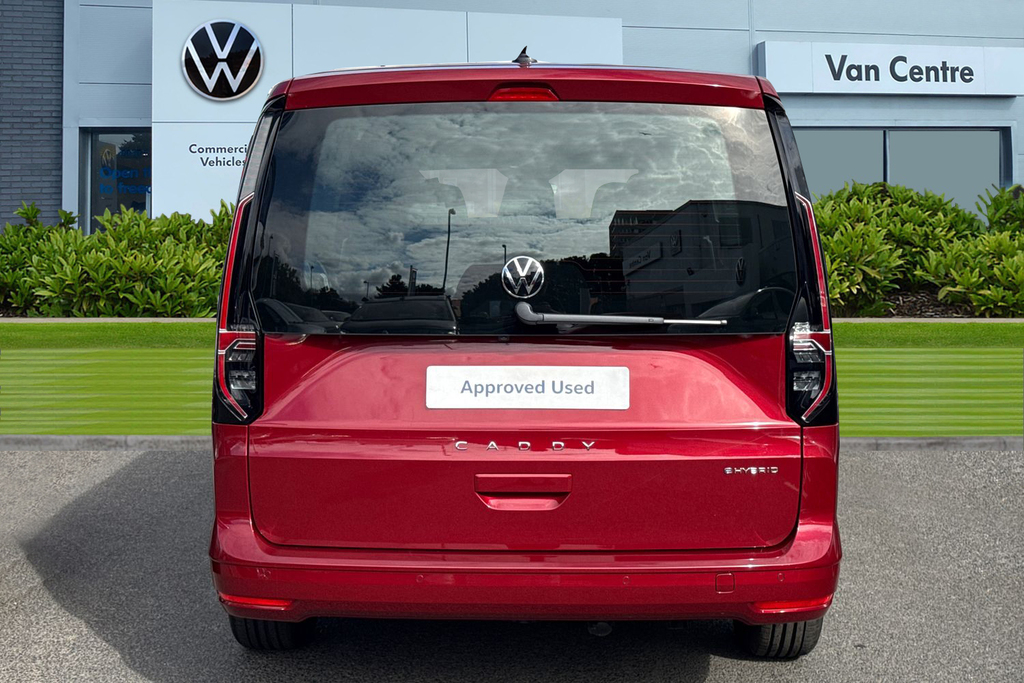 Volkswagen Caddy 1.5 Ehybrid 150 Commerce Pro Dsg- 5 Seats Red #4