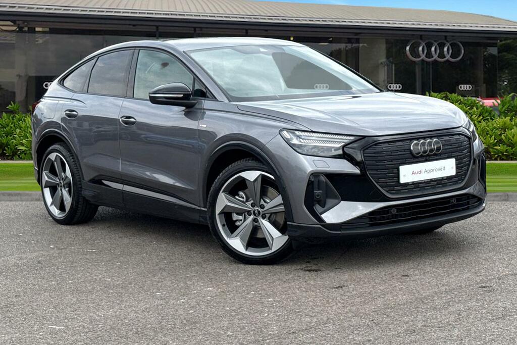 Audi Q4 E Tron Q4 Sportback Black Edition 40 E-tron 150,00 Kw Grey