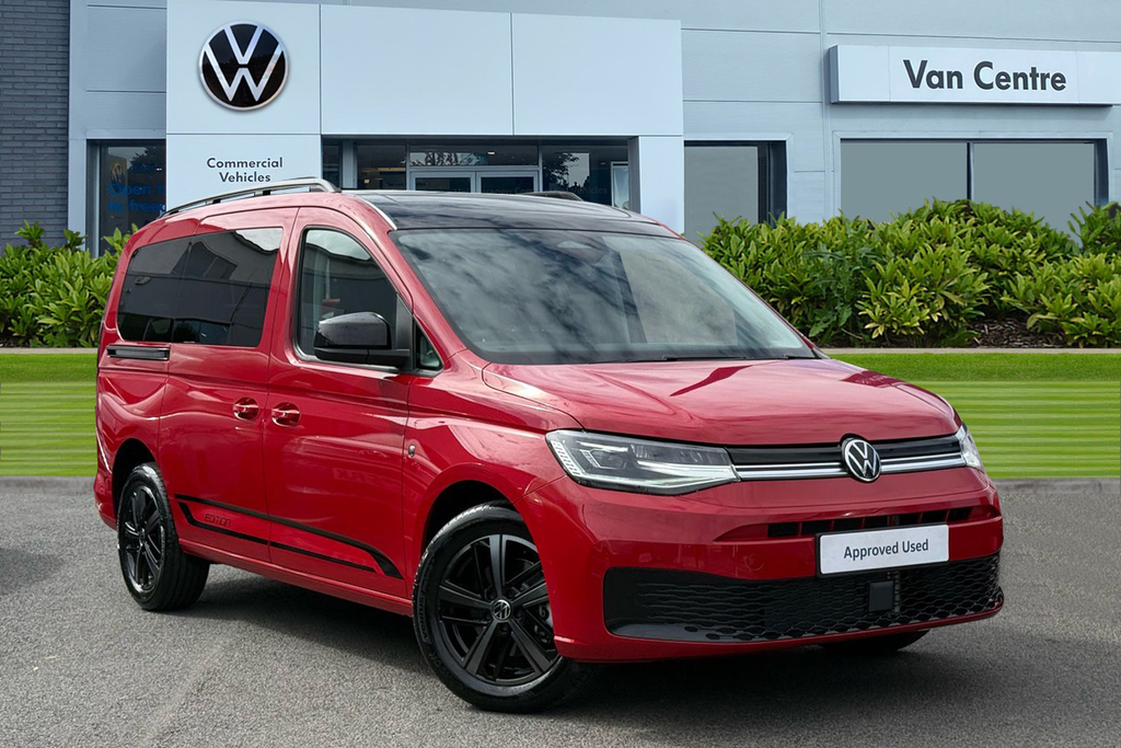 Volkswagen Caddy Maxi 2.0 Tdi 122Ps Style Edition Maxi 7 Seat Dsg 2026-D Red