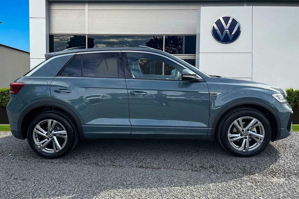 Volkswagen T-Roc 1.5 Tsi R-line Dsg Blue #4