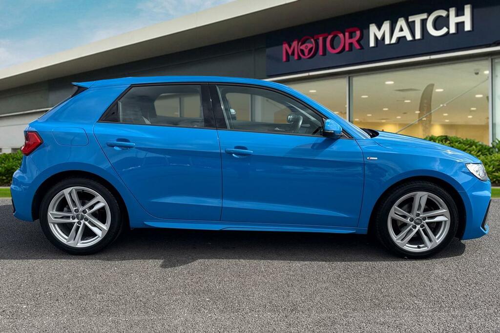 Audi A1 1.0 Tfsi 30 S Line Sportback Euro 6 Ss Blue #3